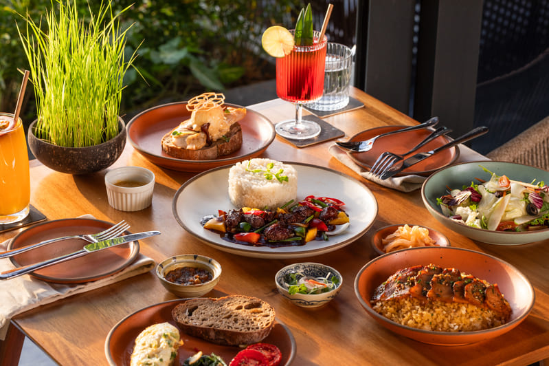 The menu at LAM Kitchen is built from local ingredients following the Farm-to-Table philosophy