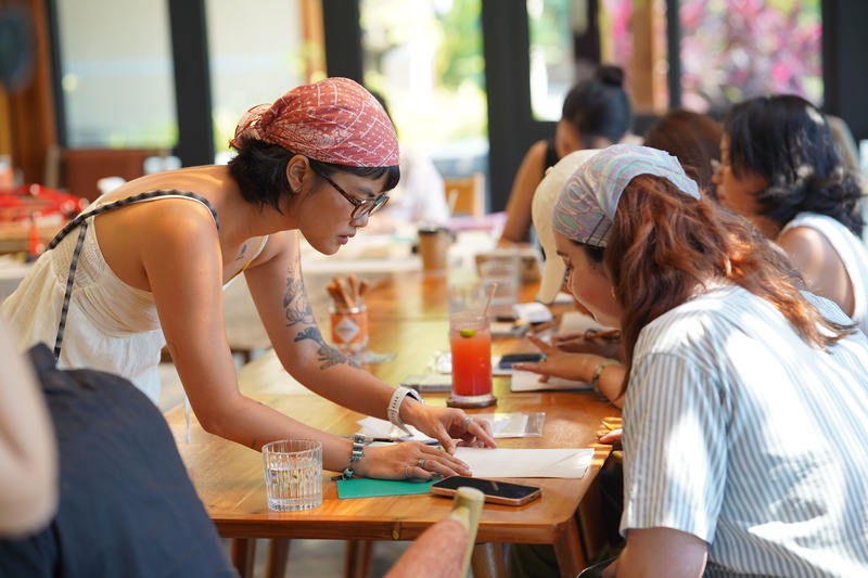 Cultural workshop at Anmira Hoi An Village of Arts & Culture as part of a relaxing wellness tourism experience.