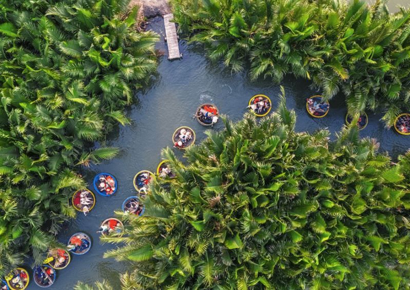 Bay Mau Coconut Forest is a thing to do in Hoi An for groups of friends.