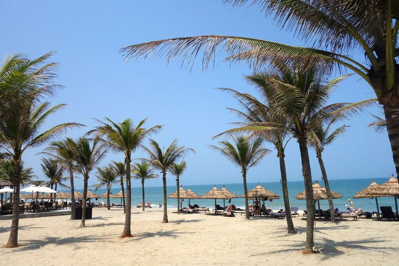 An Bang Beach is a thing to do in Hoi An where groups of friends can enjoy a more relaxing break.