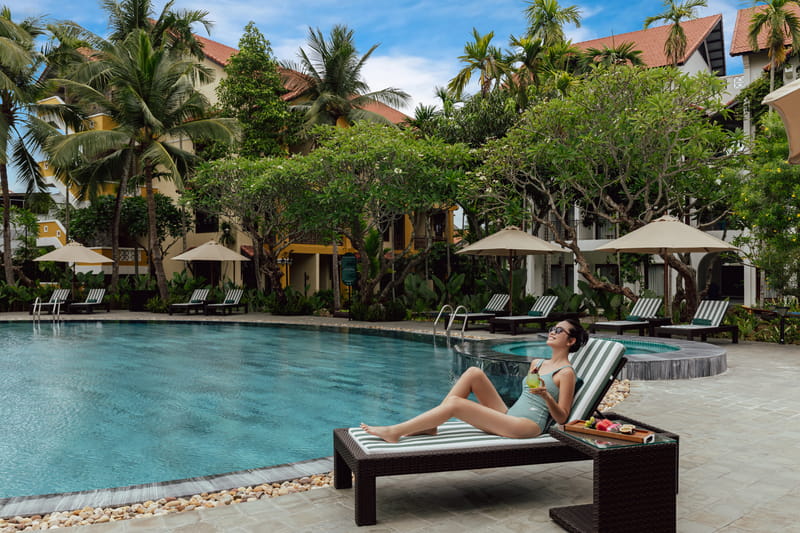 Wellness spaces make a vacation in Hoi An more relaxing and complete.
